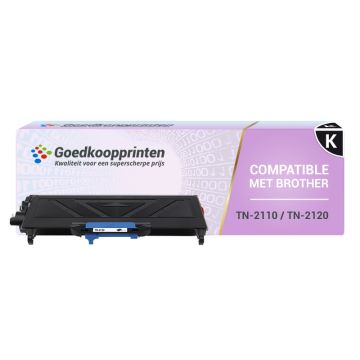 Kompatible zu Brother TN-2110 / TN-2120 Toner-Kartusche Schwarz (2.600 Ausdrucke)