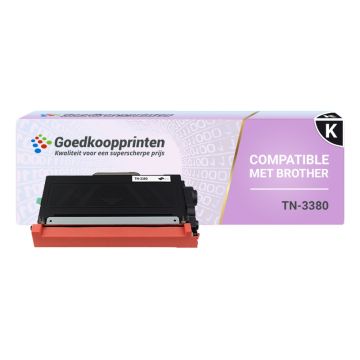 Kompatible zu Brother TN-3380 Toner-Kartusche Schwarz (8.000 Ausdrucke)