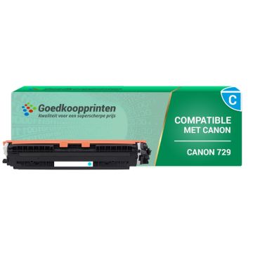 Kompatible zu Canon 729C Toner-Kartusche Cyan (1.000 Ausdrucke)