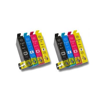 Kompatibles 2 x 4 Set Druckerpatronen für Epson T1636  (16XL) mit Chip