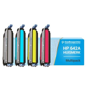 Kompatible Druckerpatrone für HP 642A Toner Multipack