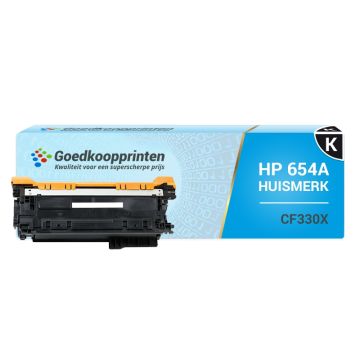 Hausmarke für HP CF330X Tonerkartusche (654 X) Schwarz - 22.000 Drucke